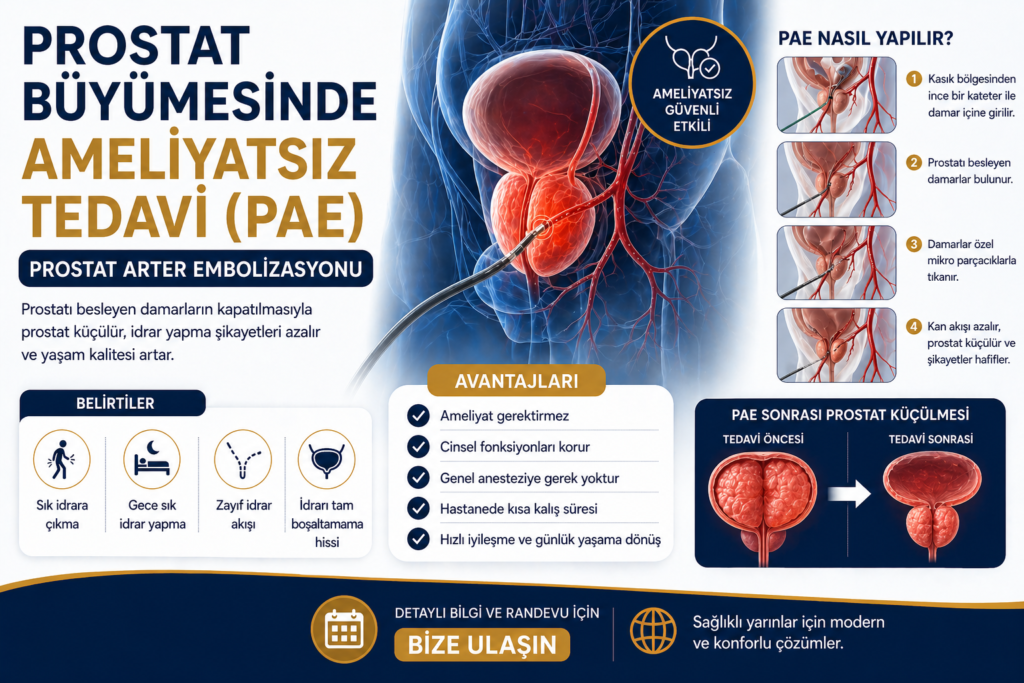 Prostat Büyümesinde Ameliyatsız Tedavi