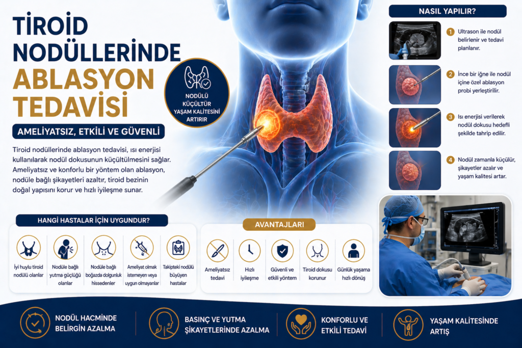 Tiroid Nodüllerinde Ablasyon Tedavisi