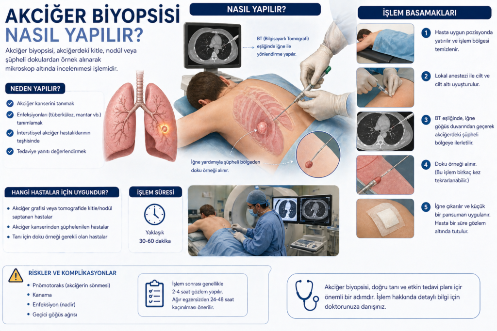 Akciğer Biyopsisi Nasıl Yapılır?